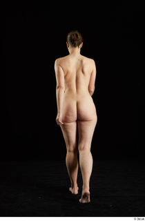 Ellie Springlare  1 back view nude walking whole body…